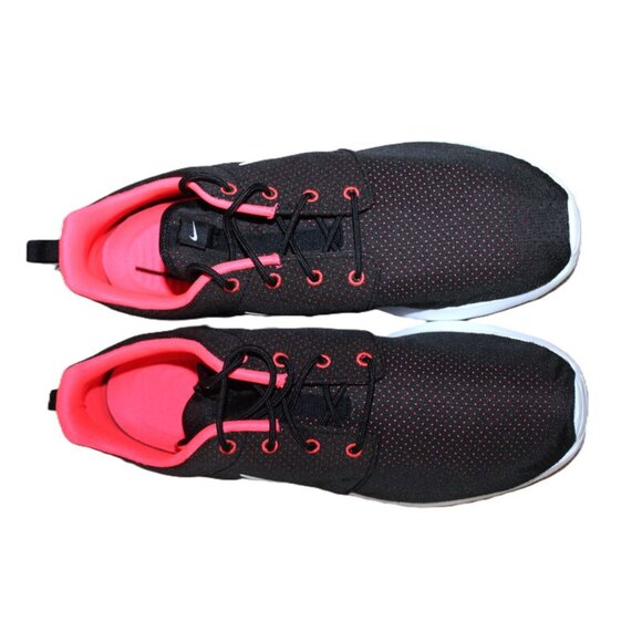 nib NIKE Original Edition (2014) Roshe Run in Black/White Hyper-Punch - Size 12 - Picture 8 of 14